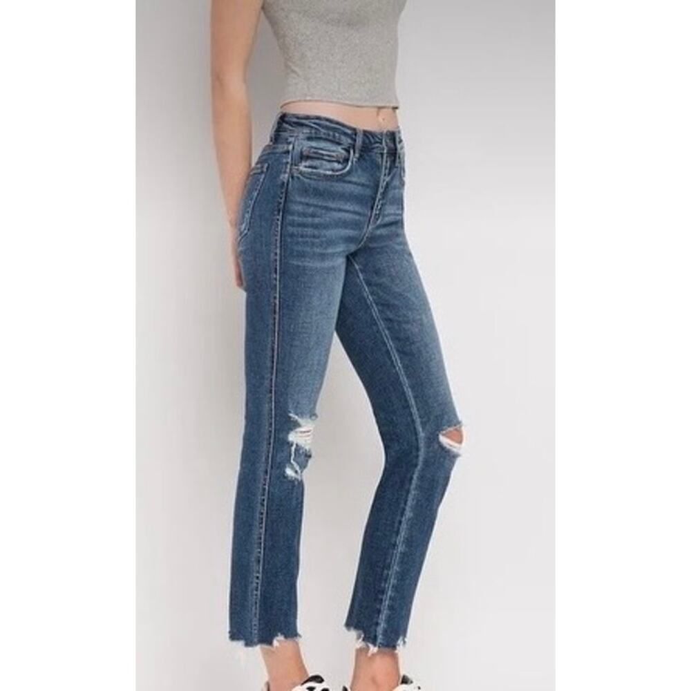 Flying Monkey Light Denim‎ Ripped Jeans Size 26 - Picture 2 of 10